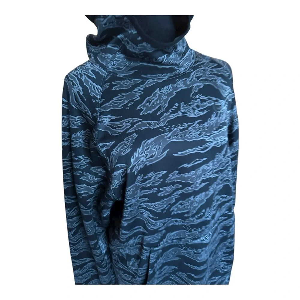 NIKE Men’s Dri-FIT Basketball Hoodie – Black Camo – Size S